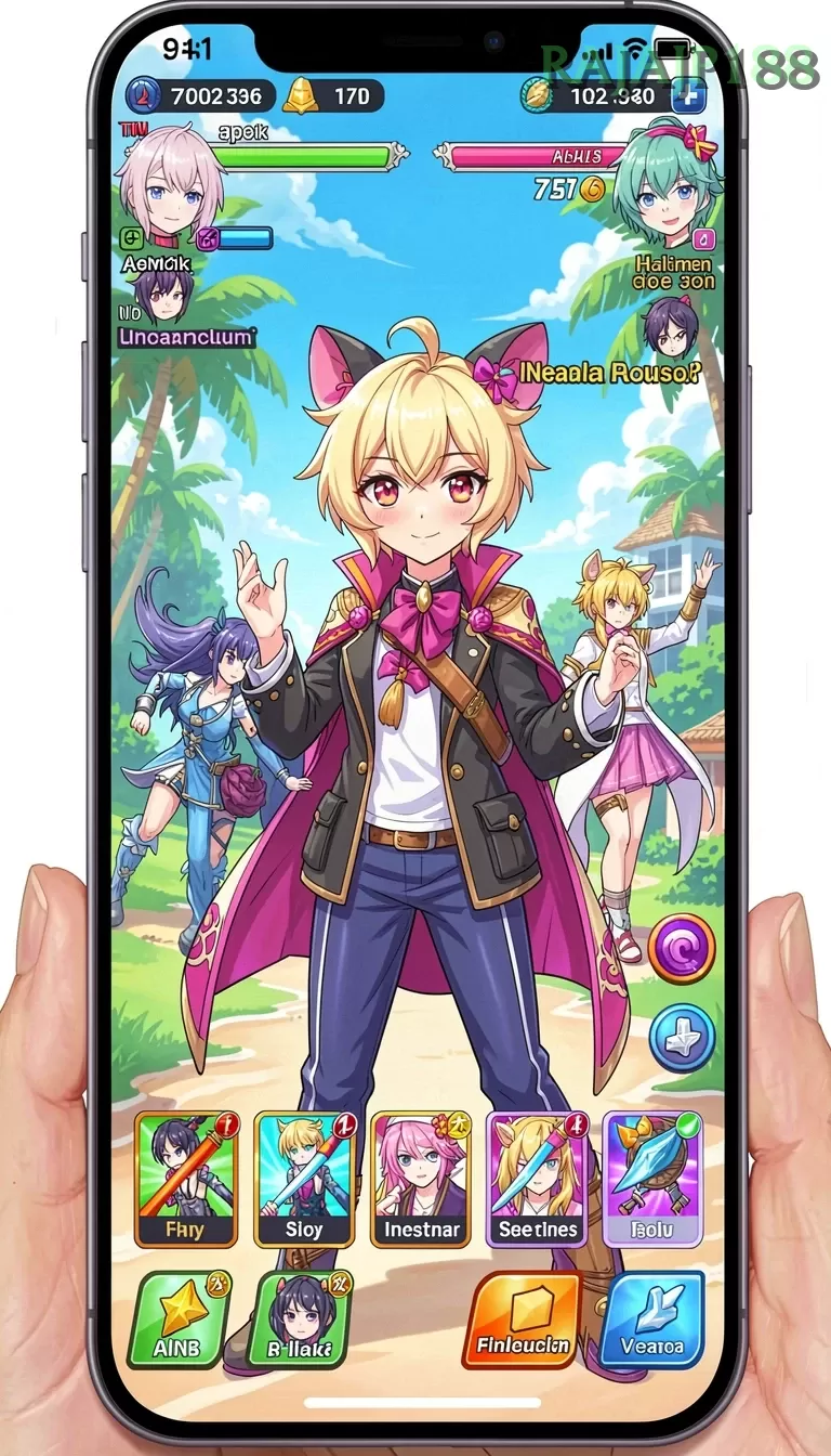 Galeri pratinjau visual rajajp188 build APK resmi terbaru
